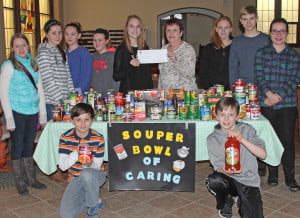 Christian Education donated 186 food items and $388.05 o the Vilas County Food Pantry during Souper Bowl Sunday! Thank you to everyone for your contributions.